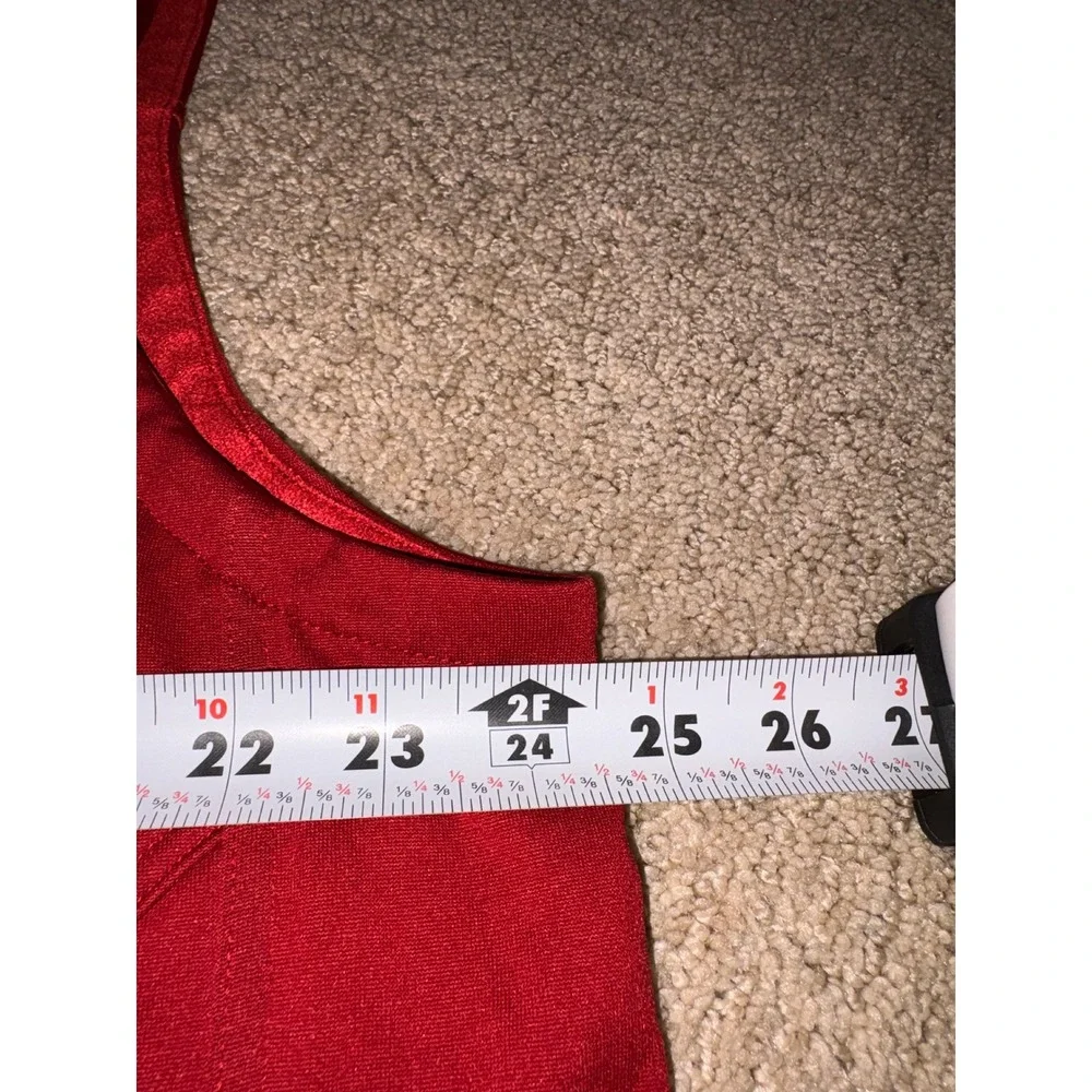 The North Face Mens Apex Bionic WindWall Softshell Vest Red XL Full Zip Fleece